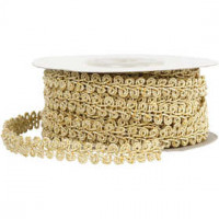 Borte, B 10 mm, Gold, 10m [HOB-51325]