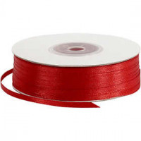 Satinband, B 3 mm, Rot, 100m [HOB-51370]