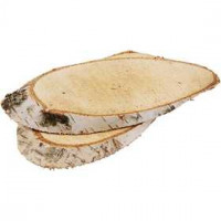Holzscheiben, ca. 15x9 cm, Stärke: 15 mm, 7Stck. [HOB-567030]