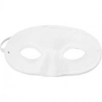 Halbmaske, H 9,5 cm, B 18,5 cm, 10Stck. [HOB-59255]