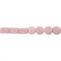 Harzperlen, Größe 24x38 + 31x22 mm, Lochgröße 2 mm, 7 sort., Rosa [HOB-63105]