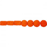 Harzperlen, Größe 24x38 + 31x22 mm, Lochgröße 2  mm, 7 sort., Hellorange [HOB-63111]