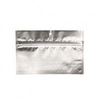 Silber Metalissierte Griffbeutel aus Barrierefolie 15.2 x 7 cm (100 Stück) [HZBB2MS]