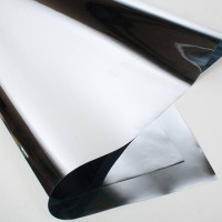 Geschenkfolien Silber metallisch 46x75cm (10 Stück) [FW1]