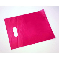 Polytragetaschen Fuchsia 20x25cm PE 20 Mikron (100 Stück) [H810FU3]
