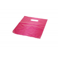 Polytragetaschen Fuchsia 40,6x40,6cm PE 20 Mikron (100 Stück) [H1616FU3]