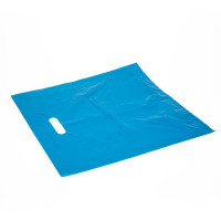 Polytragetaschen Blau 20x25cm PE 20 Mikron (100 Stück) [H810BL3]