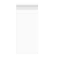 Klappenbeutel 11,9x26,4cm Hochtransparent (100 Stück) [B410M]