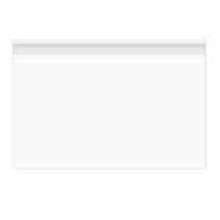 Klappenbeutel 11x8cm Hochtransparent (100 Stück) [B34]