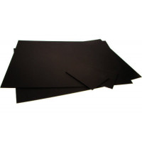 Hintergrundkarton Schwarz 15,2x20,3cm Bainbridge 100 Super (25 Stück) [BACC6]