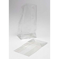 Blockbodenbeutel ÖKO-freundlich 10,2x6,4x20,3cm Premium mit Seitenfalten (100 Stück) [CFBG4]