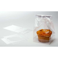Beutel-Set für Jumbo Cupcakes 10,2x10,2x22,8cm (100 Stück) [CBG3]