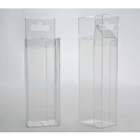 Klarsichtschachteln 3,8x2,5x10,2cm mit Aufhängemöglichkeit (25 Stück) [HFB219]