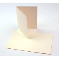 Glückwunschkarten Creme 17,8x12,4cm Mohawk Options 100% Recycelt (50 Stück) [PF01A]