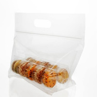 Polytragetaschen für 10 Macarons inkl. Einsatz (100 Stück) [MBG5]