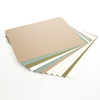 Hintergrundkarton verschiedene Farben 20,3x25,4cm Crescent® (25 Stück) [MAT8]