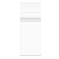 Klappenbeutel 26,5x51,4cm Hochtransparent (100 Stück) [B1020PC]