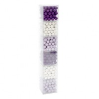Klarsichtschachteln set - 6 Schachteln - 5,2x5,2x30,6cm (25 Stück) [NBS2]
