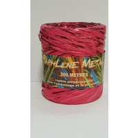 Kräuselband Raffia Metal Rosa 200 meter (1 Rolle) [HV-RAM200PI]
