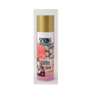 Sprühfarbe Gold Glitzer 300 ml für Bastler und Floristen (1 Dose) [HV-SG300GO]