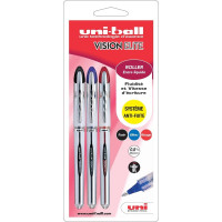 Stifte Uni Ball Roller Vision Elite Set mit 3 Stifte Blau, Rot und Schwarz [BOP-PENU3]