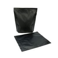 Standbodenbeutel Mattschwarz 30,5x12,7x37,5cm (50 Stück) [ZBGBB8]