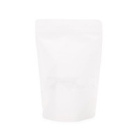 Standbodenbeutel Reispapier Weiß 22,9x12,1x34,3cm | 907 Gramm (100 Stück) [ZBGR6W]
