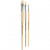 Nature Line Pinsel, Nr. 8+14+20 , langer Griff, 3sort. [HOB-100257]