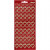 Sticker, Blatt 10x23 cm, Gold, Rot mit Glitter, Herzen, 1Bl. [HOB-170019]