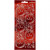Sticker, Blatt 10x23 cm, Gold, Transparent Rot, Christbaumkugeln, 1Bl. [HOB-170201]