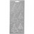Sticker, Blatt 10x23 cm, Silber, Weihnachtsbäume, 1Bl. [HOB-170205]