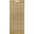 Sticker, Blatt 10x23 cm, Gold, Leier, 1Bl. [HOB-170211]
