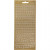 Sticker, Blatt 10x23 cm, Gold, Buchstaben, 1Bl. [HOB-170214]