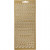 Sticker, Blatt 10x23 cm, Gold, Buchstaben, 1Bl. [HOB-170224]