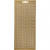 Sticker, Blatt 10x23 cm, Gold, Zahlen, 1Bl. [HOB-170228]