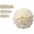 Seidenpapier-Pompons, Creme, D: 20+24+30 cm,  16 g, 3sort. [HOB-20472]