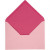 Kuvert, Rosa/Pink, Größe 11,5x16 cm,  100 g, 10Stck. [HOB-217009]