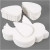 Vogel, L 25 cm,  400 g, Weiß, 100Stck. [HOB-23314]