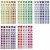 Mosaik-Sticker, D: 8-14 mm, Blatt 11x16,5 cm, Sortierte Farben, 10Bl. [HOB-28253]