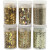 Glitter- und Pailletten-Sortiment, Gold, 6x5g [HOB-28469]