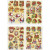 3D-Découpage-Motive, Blatt 21x30 cm, Nikolaus und Teddybären, 4Bl. [HOB-28666]