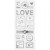 Sticker 'Love', Blatt 10x24 cm, ca. 14 Stck, Silber, Love, 1Bl. [HOB-29142]
