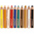 Woody 3-in-1 Buntstifte, Mine: 10 mm, L 11 cm, Sortierte Farben, 10Stck., Stärke: 16 mm [HOB-38190]