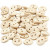 Holzknöpfe, D: 8 mm, 2-Loch, 50Stck. [HOB-403011]