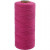 Baumwollkordel, L 315 m, Stärke: 1 mm, Pink, Dünne Qualität 12/12, 220g [HOB-41508]