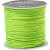 Macramé-Kordel, Stärke: 1 mm, Neongrün, 28m [HOB-41722]