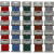 Nylon-Schnur - Sortiment, Stärke: 2 mm, 5x5 Pck., sortierte Farben [HOB-41758]