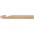 Häkelnadel, Nr. 25 , L 23 cm, Birke, 1Stck [HOB-42192]