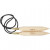 Rundstricknadel, Nr. 25 , L 150 cm, Birke, 1Stck [HOB-42196]