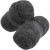 Wolle, kardiert, Naturgrau, 2x100g [HOB-45105]